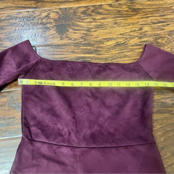 New! Buffalo David Bitton Vegan Suede Off the Dress Regal Plum … - Picture 11 of 14